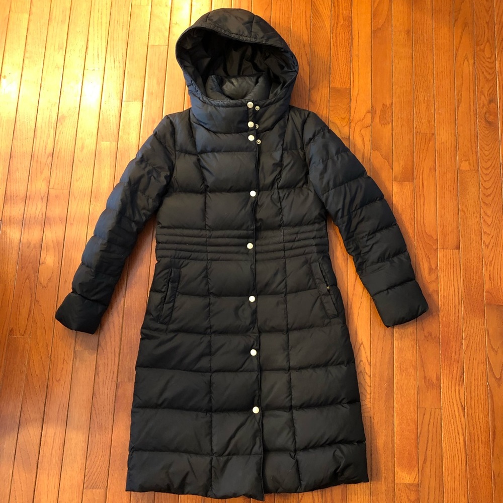 Cole Haan Black Parka Built In Vest